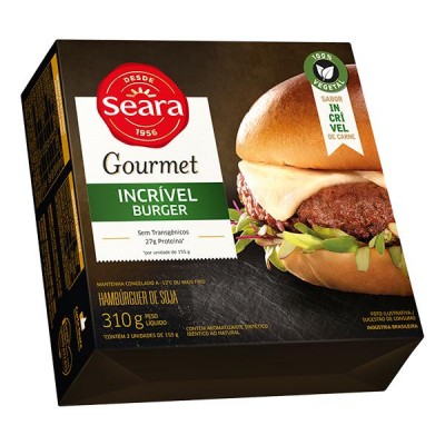 HAMBURGUER SEARA GOURMET SOJA 310 G