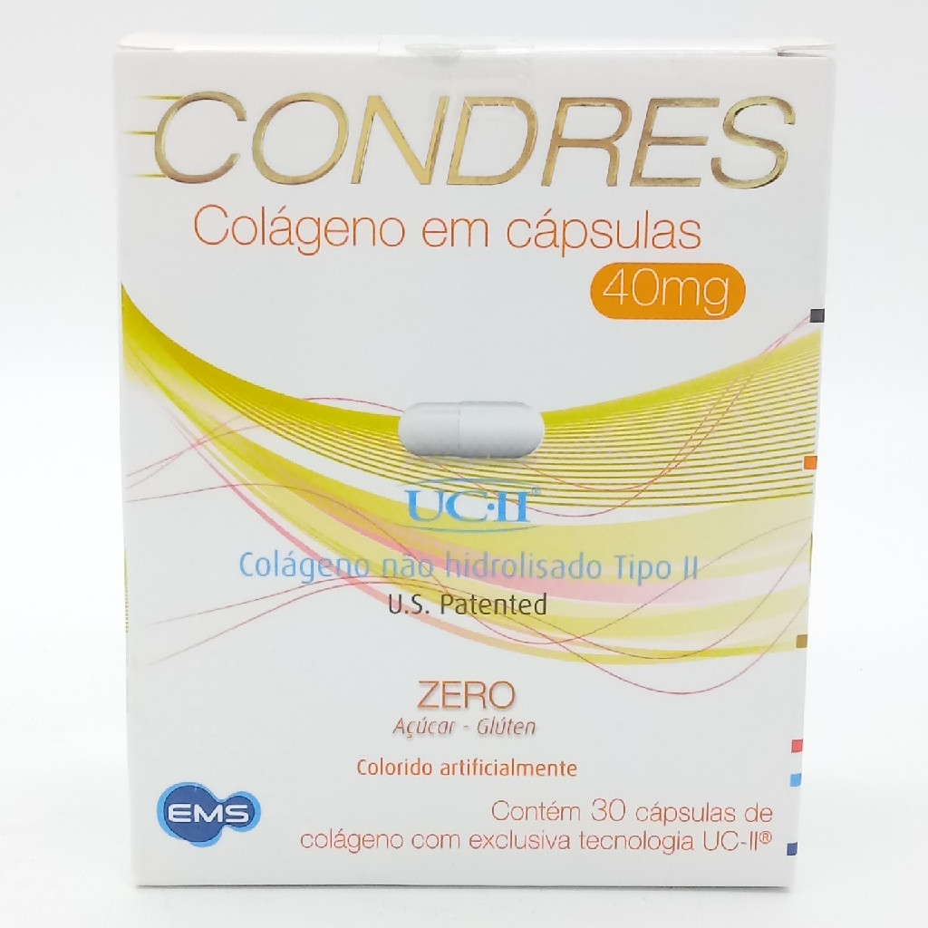 CONDRES COLAGENO 40MG COM 30 CÁPSULAS