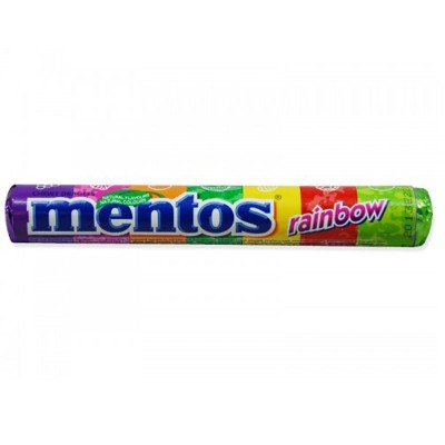 BALA MENTOS MASTIGÁVEL RAINBOW 37,5 G