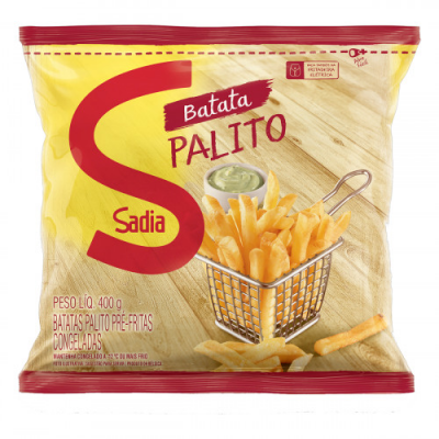 BATATA PALITO SADIA CONGELADA 400G