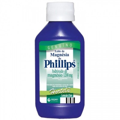 LEITE DE MAGNÉSIA DE PHILIPS HORTELÃ 120ML ASPEN