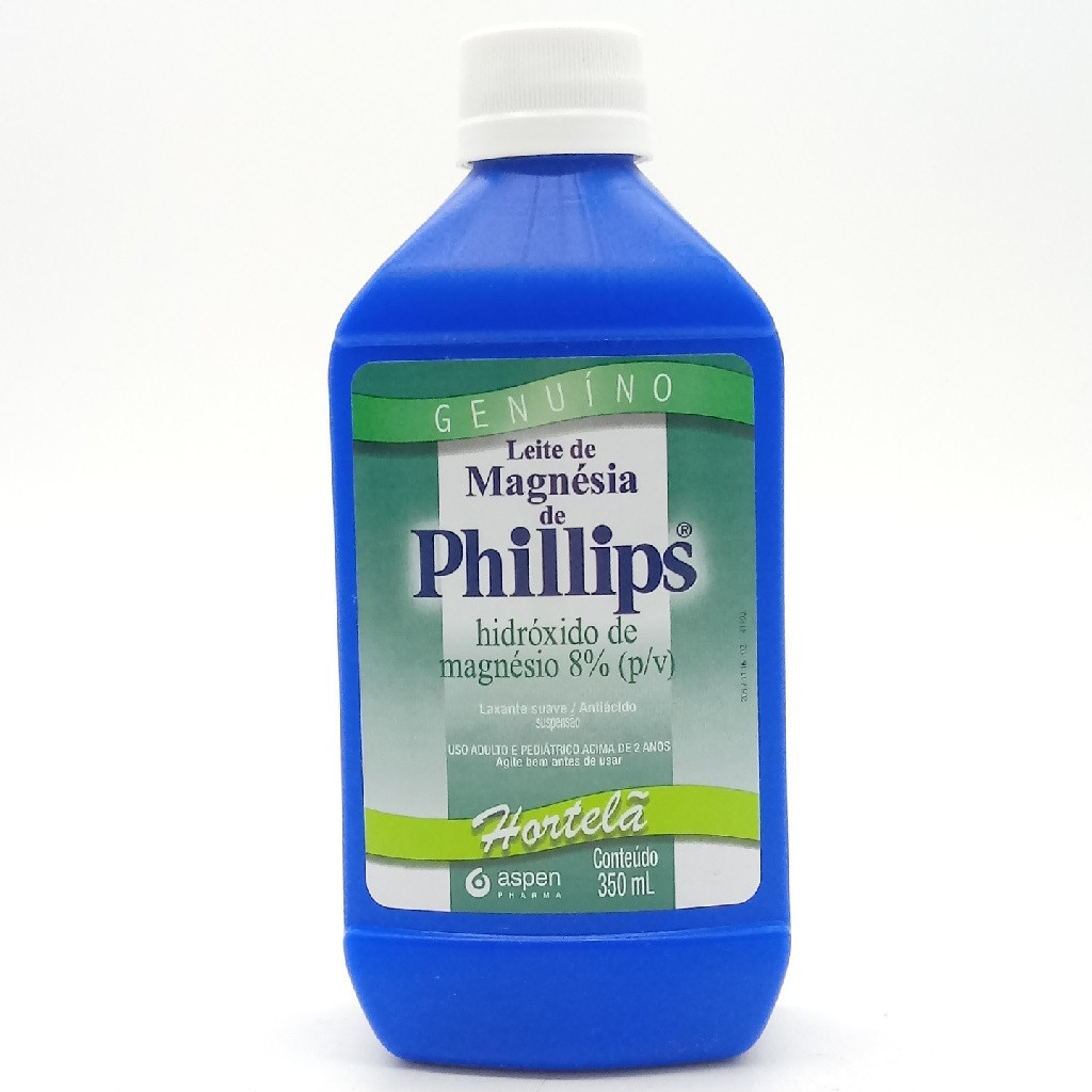 LEITE DE MAGNÉSIA DE PHILIPS HORTELÃ 350ML