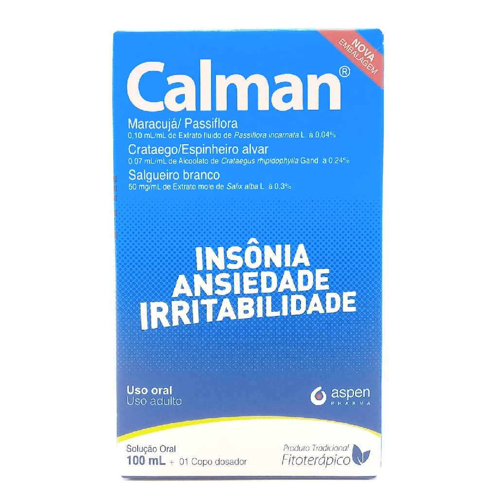 CALMAN LÍQUIDO ASPEN PHARMA 100ML