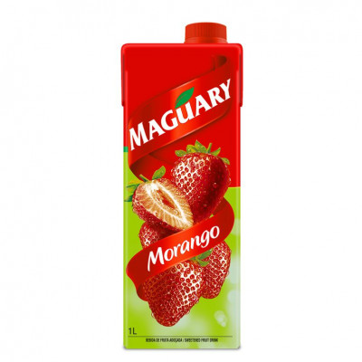 SUCO MAGUARY NÉCTAR MORANGO 1L