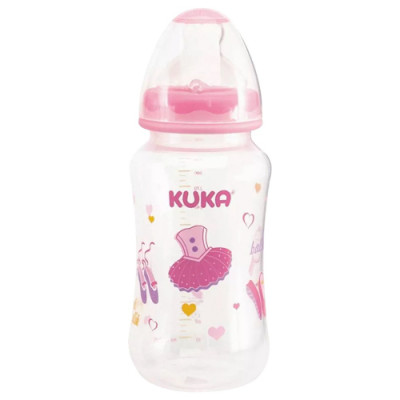 MAMADEIRA BIG NATURAL 330ML BICO ORTODÔNTICO ROSA KUKA