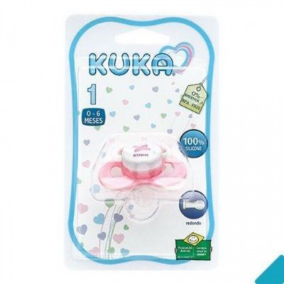 CHUPETA KUKA SILICONE ROSA 1