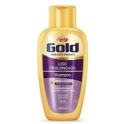 SHAMPOO NIELY GOLD LISO PROLONGADO 300 ML