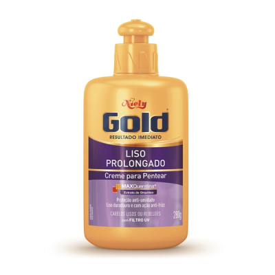 CREME PARA PENTEAR NIELY GOLD LISO PROLONGADO 280G