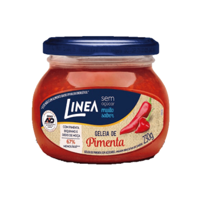 GELÉIA LINEA DE PIMENTA VERMELHA ZERO 230 G