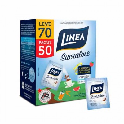 ADOÇANTE EM PÓ LINEA 70 SACHÊS 56G