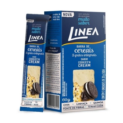 BARRA DE CEREAL LINEA COOKIES'N CREAM 60 G