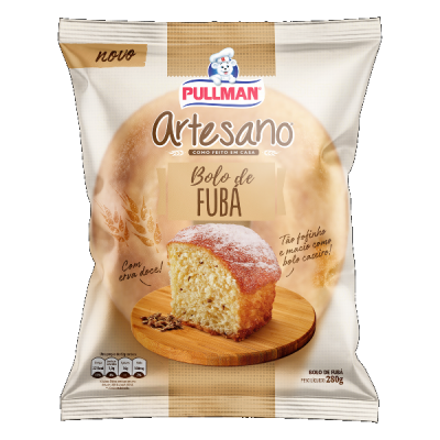 BOLO PULLMAN ARTESANO FUBÁ 280G