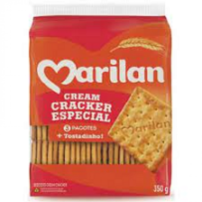 BISCOITO MARILAN CREAM CRACKER INTEGRAL 350 GRAMAS