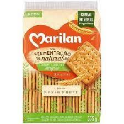 BISCOITO MARILAN CREAM CRACKER INTEGRAL 335 GRAMAS