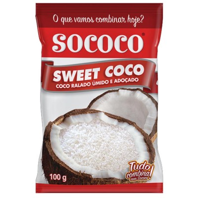 COCO EM FLOCOS SWEET SOCOCO 100 GRAMAS