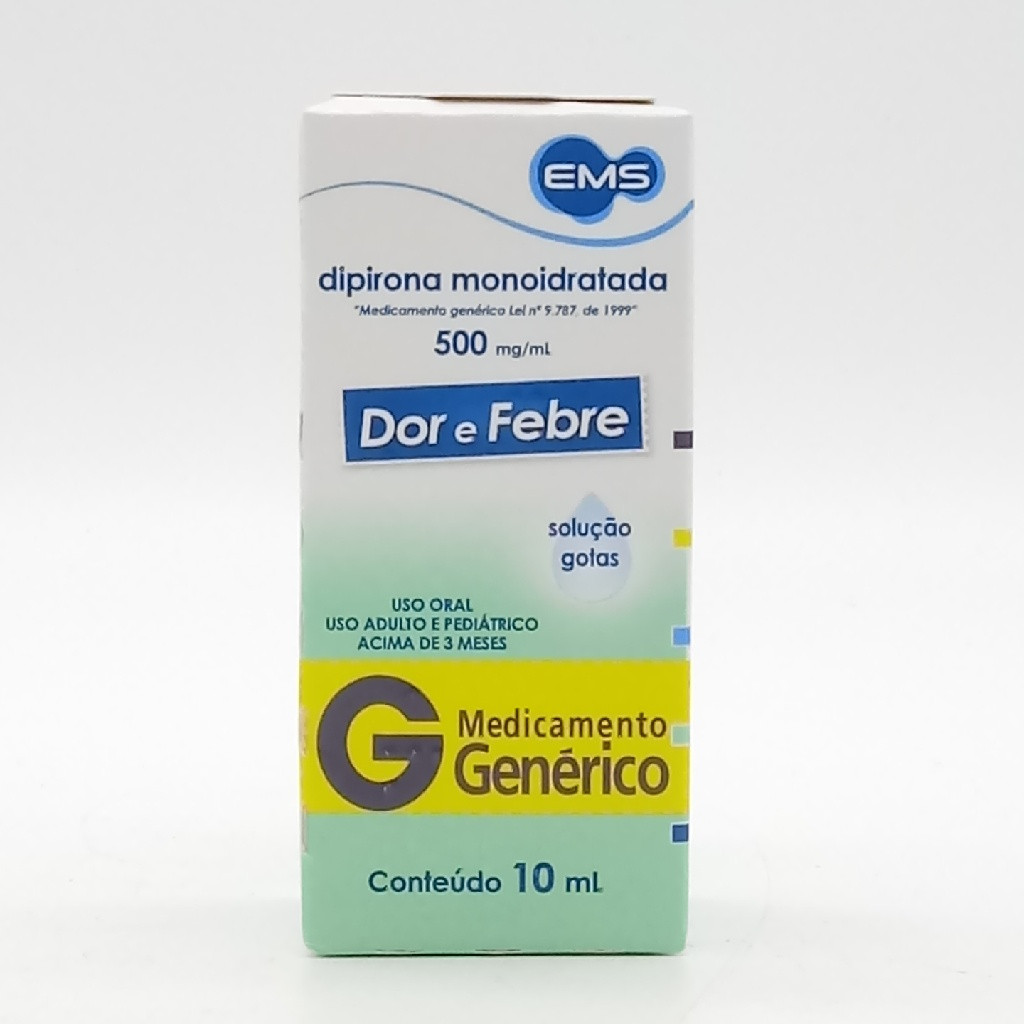 DIPIRONA 10ML GOTAS GENÉRICO EMS