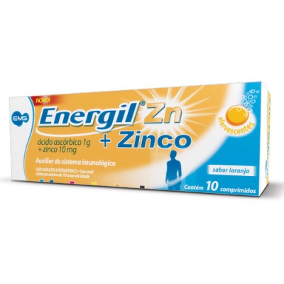 ENERGIL ZINCO 1+10MG 10 COMPRIMIDOS EFERVESCENTES