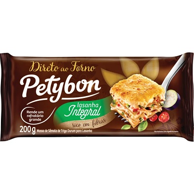 LASANHA PETYBON INTEGRAL DIRETO AO FORNO 200G