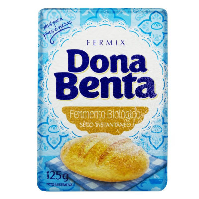 FERMENTO BIOLÓGICO DONA BENTA FERMIX SECO INSTANTÂNEO 125 G