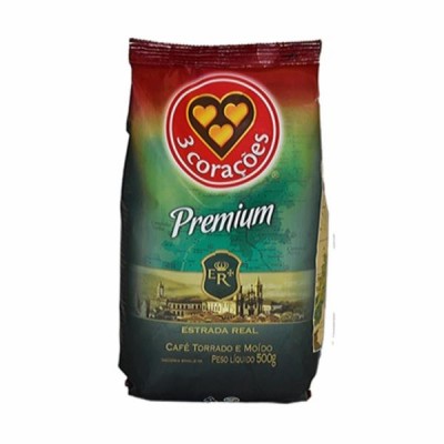 CAFÉ 3 CORAÇÕES PREMIUM ALMOFADA 500G