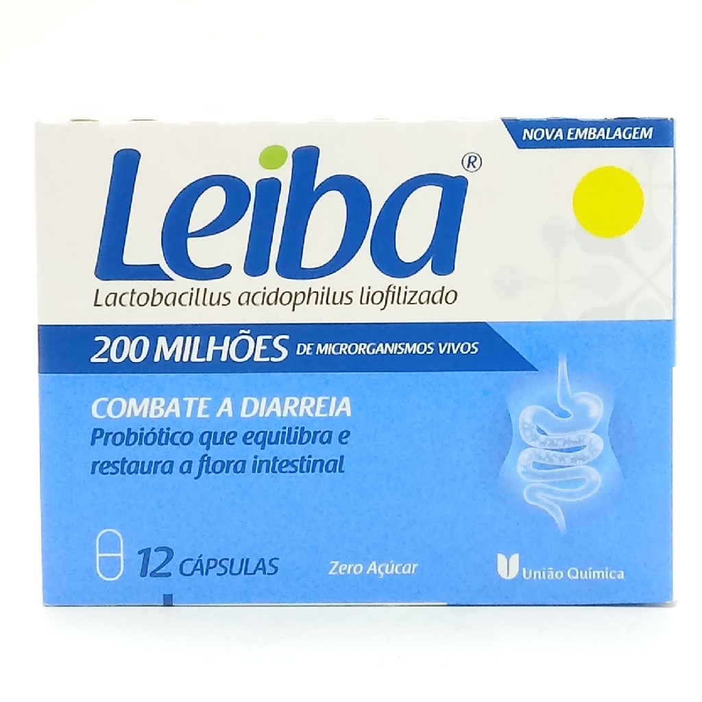 LEIBA 200MI UNIÃO QUÍMICA 12 CÁPSULAS