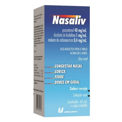 NASALIV SOLUÇÃO 60ML