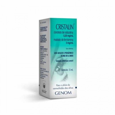 CRISTALIN SOLUÇÃO OFTÁLMICA 15ML