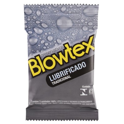 PRESERVATIVO BLOWTEX LUBRIFICADO 3 UNIDADES