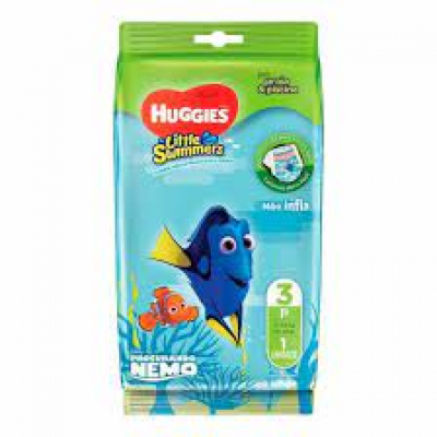 FRALDA HUGGIES LITTLE SWIMMERS P 1 UNIDADE