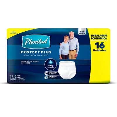 FRALDA PLENITUD PROTECT PLUS 16 UNIDADES