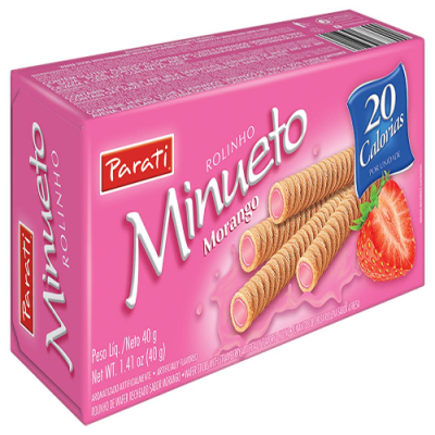 ROLINHO PARATI WAFER MORANGO 40G