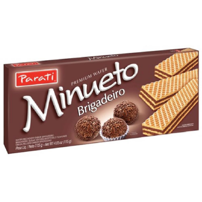 WAFER PARATI MINUETO BRIGADEIRO 115G