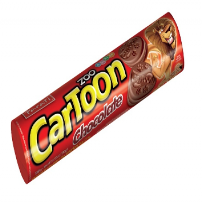 BISCOITO RECHEADO ZOO CARTOON CHOCOLATE 130G