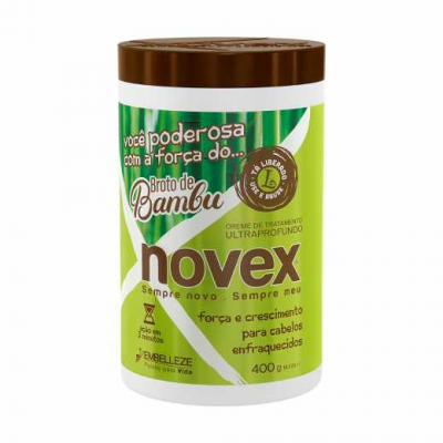 CREME DE TRATAMENTO NOVEX BROTO DE BAMBU 400 GRAMAS