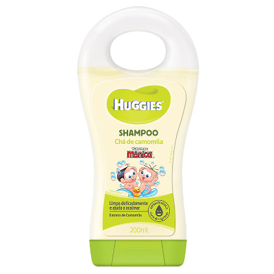 SHAMPOO HUGGIES TURMA DA MÔNICA CHÁ DE CAMOMILA 200ML