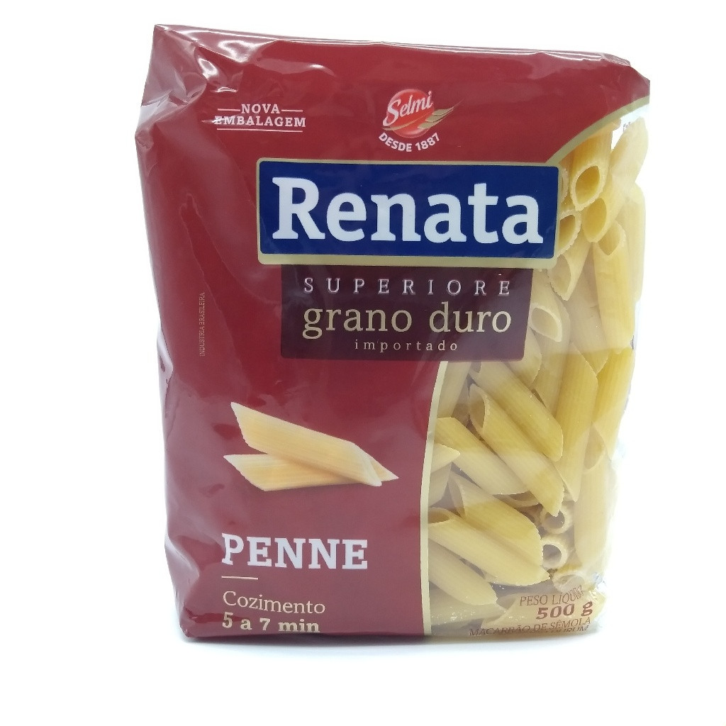 MACARRÃO RENATA GRANO DURO PENNE 500 G