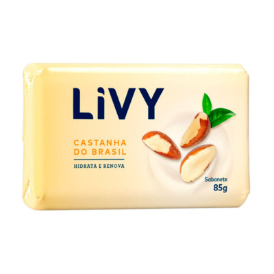 SABONETE LIVY CASTANHA DO BRASIL 85 GRAMAS