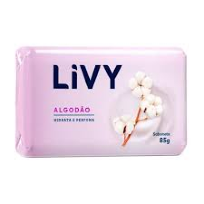 SABONETE LIVY ALGODÃO 85G