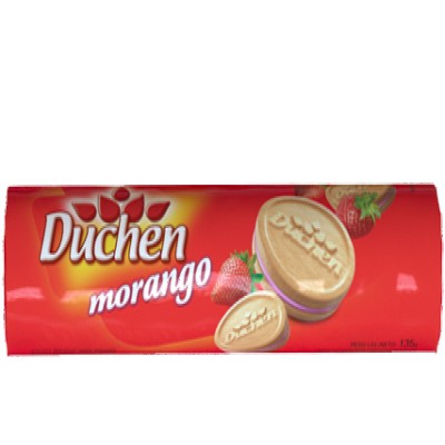 BISCOITO RECHEADO DUCHEN MORANGO 135G