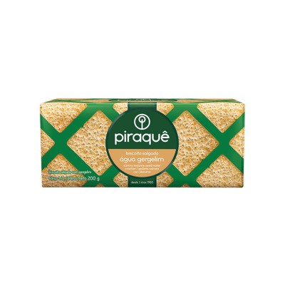 BISCOITO ÁGUA GERGELIM PIRAQUÊ 240G