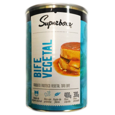 BIFE VEGETAL SUPERBOM 300 GRAMAS