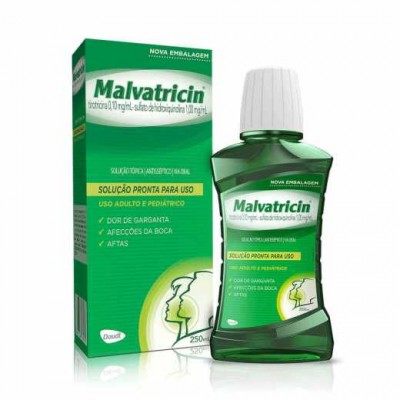 ENXAGUANTE BUCAL MALVATRICIN 250ML