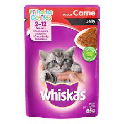 RAÇÃO WHISKAS CARNE 1KG