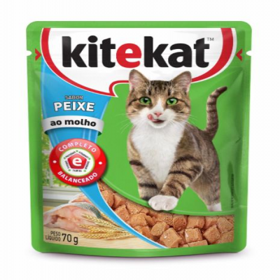 KITEKAT ADULTO PEIXE AO MOLHO 70G