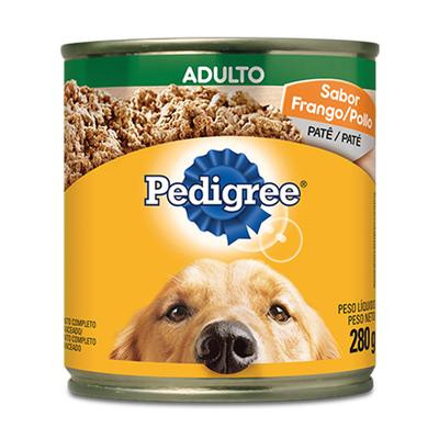 ALIMENTO PARA CÃES PEDIGREE ADULTO SABOR PATÊ DE FRANGO 280 GRAMAS