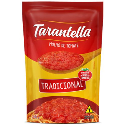 MOLHO DE TOMATE TARANTELLA TRADICIONAL 340 GRAMAS