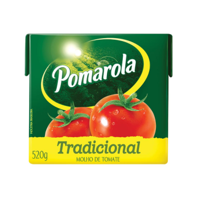 MOLHO DE TOMATE POMAROLA TRADICIONAL 520G