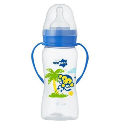MAMADEIRA NEOPAN AZUL COM ALÇA 250ML