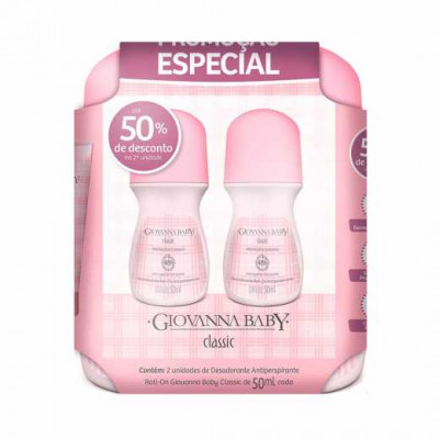 DESODORANTE ROLL-ON GIOVANNA BABY CLASSIC 50ML