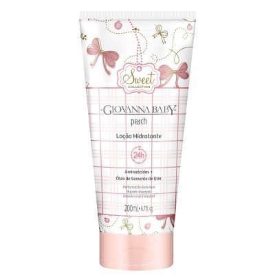 LOÇÃO HIDRATANTE GIOVANNA BABY PEACH 200ML